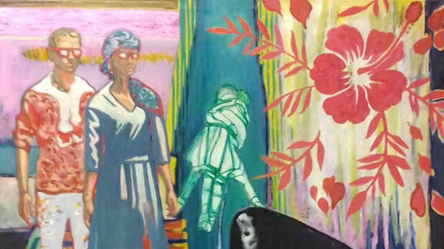2η δράση της εικαστικής πλατφόρμας #Rest@rt στην AQUA GALLERY ART HOTEL SANTORINI | Ομαδική έκθεση Bonnie & Clyde