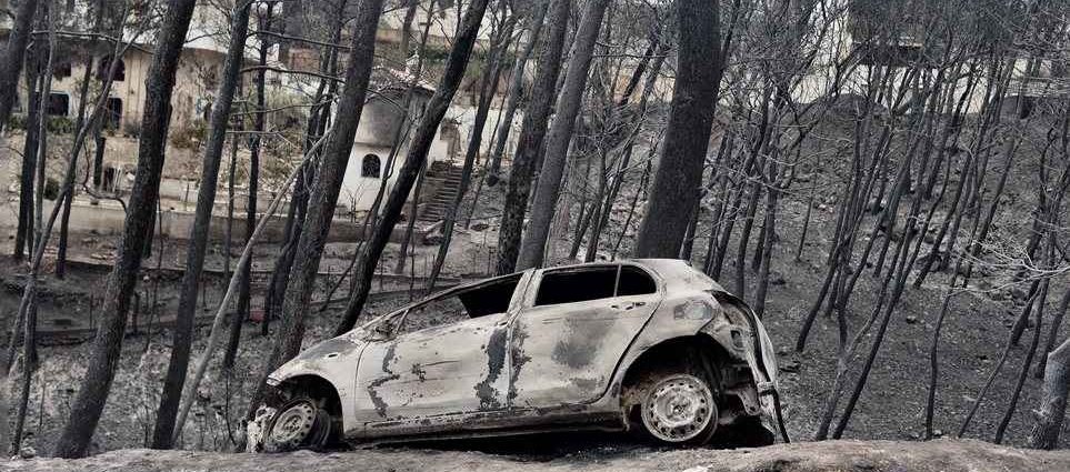 Αποτέλεσμα εικόνας για πυρκαγια αττικη 2018